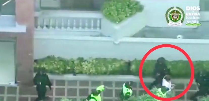 La mujer fue capturada en un lujoso sector residencial en el norte de Barranquilla