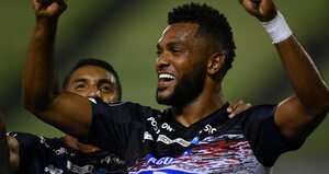 Miguel Borja y Willer Ditta le dieron el triunfó a Junior sobre Caracas. Foto: Conmebol