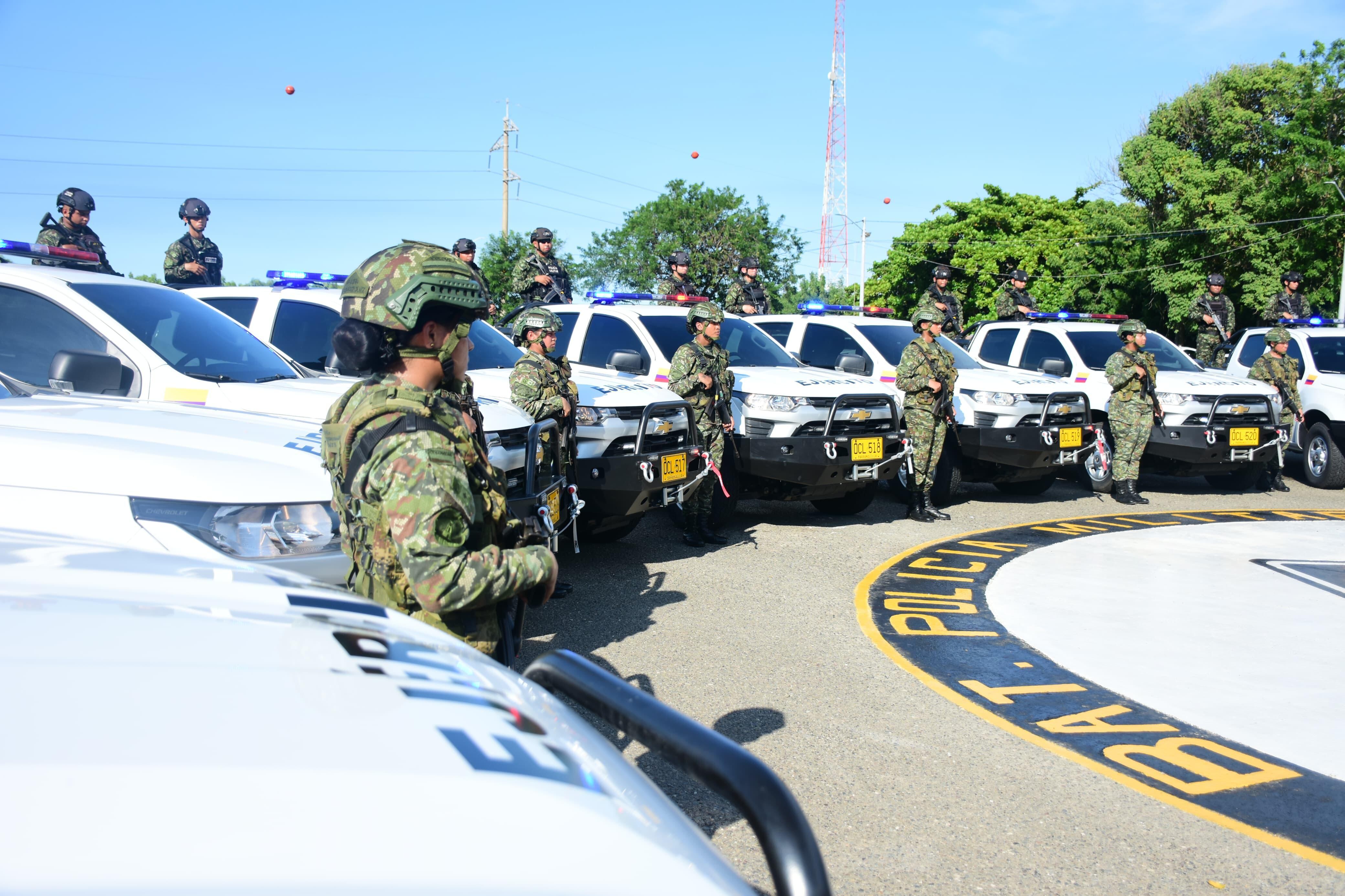 Dotación del Ejército en Barranquilla.