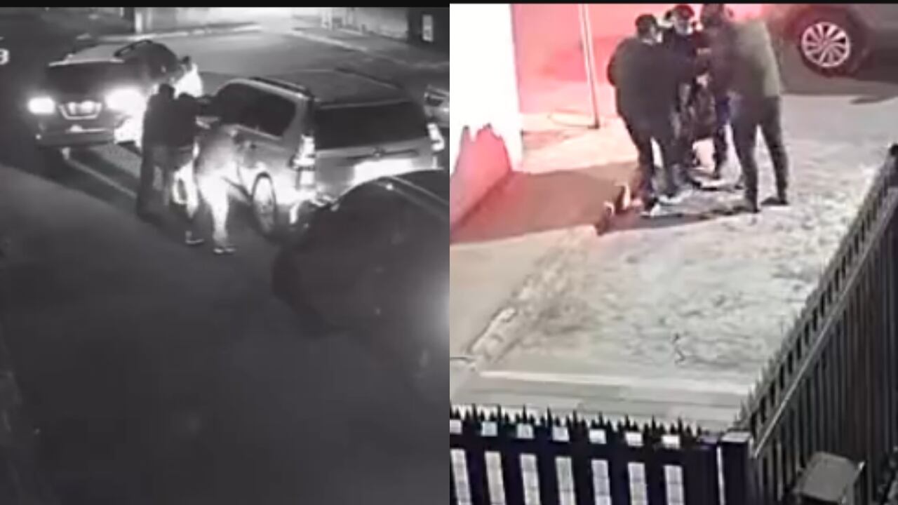 El intento de robo quedó registrado en cámaras de seguridad.