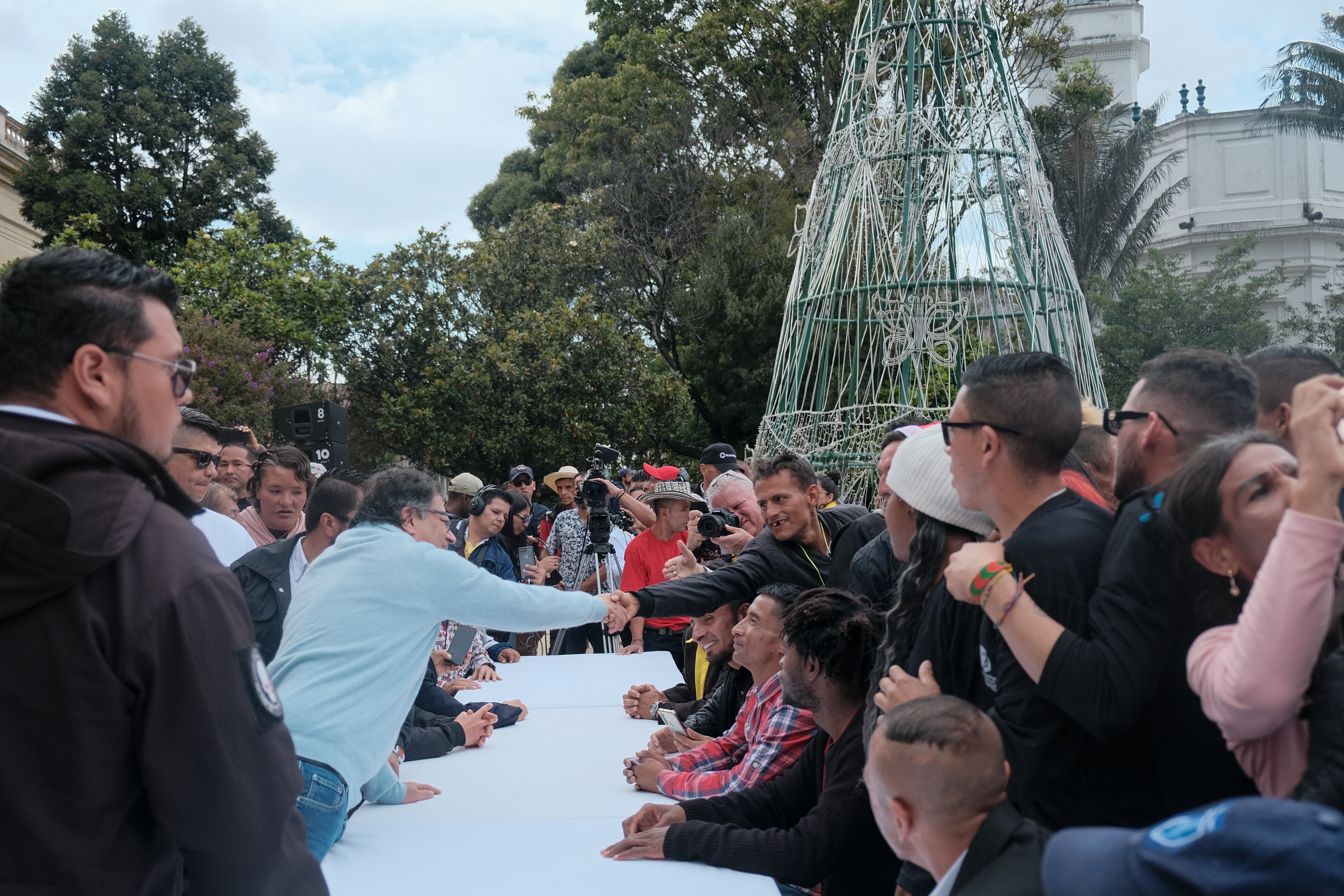 En la Casa de Nariño se celebró el Día de Navidad con población vulnerable como invitada.
