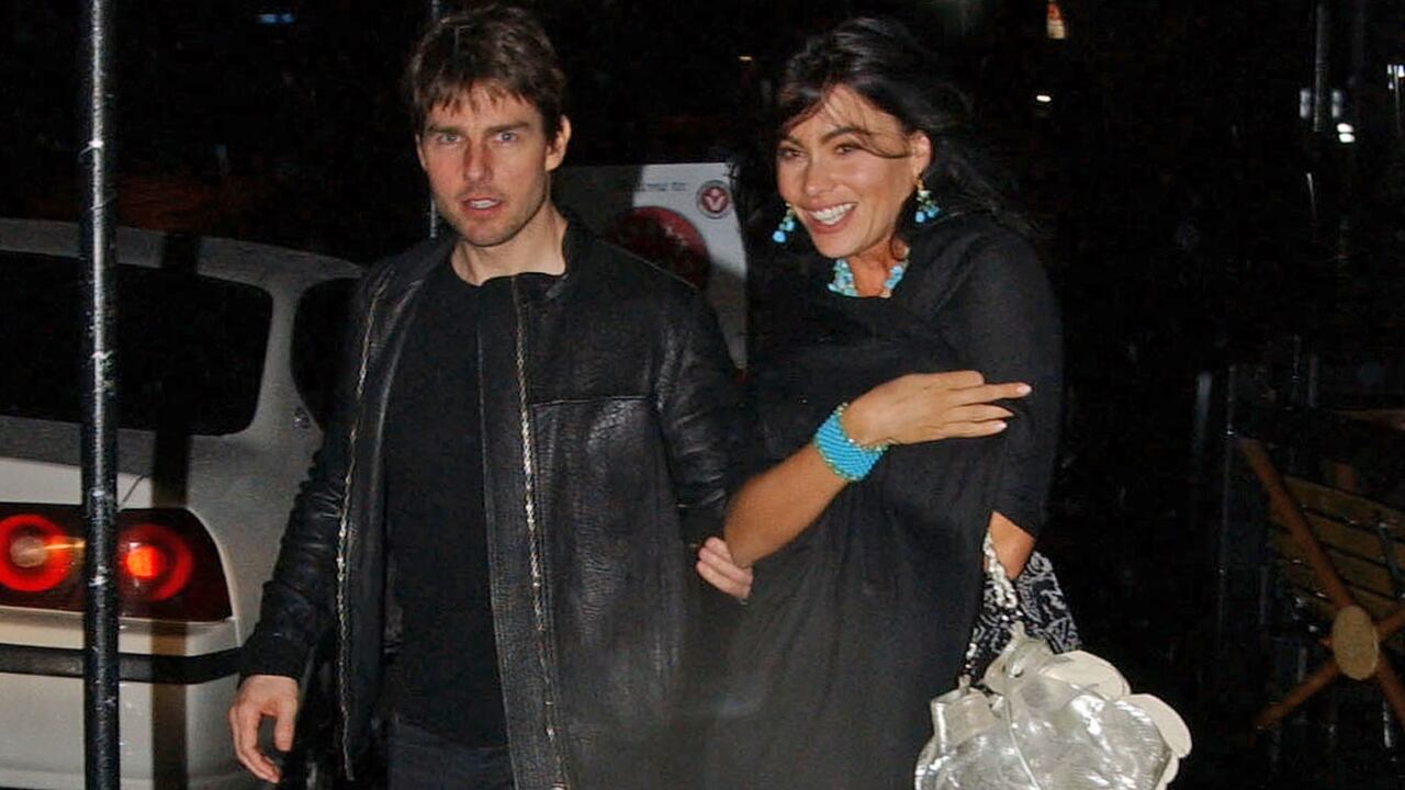 LOS ANGELES, CA - FEBRUARY 21: Tom Cruise and Sofia Vergara are seen on February 21, 2005 in Los Angeles, California. (Photo by Bauer-Griffin/GC Images)