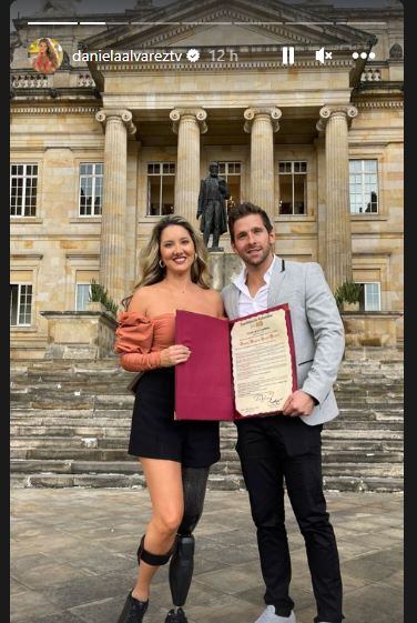 Daniella Álvarez le agradeció a su hermano por siempre apoyarla