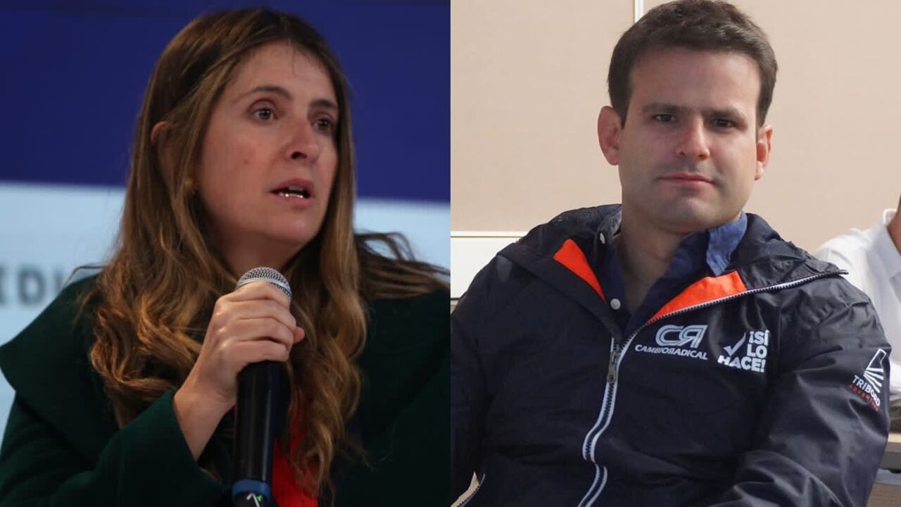 Paloma Valencia y Jorge Benedetti.