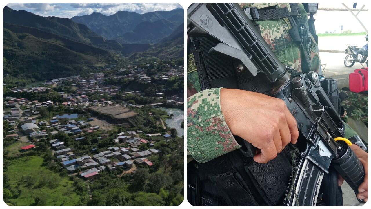 Combates en el municipio de Suárez, Cauca.