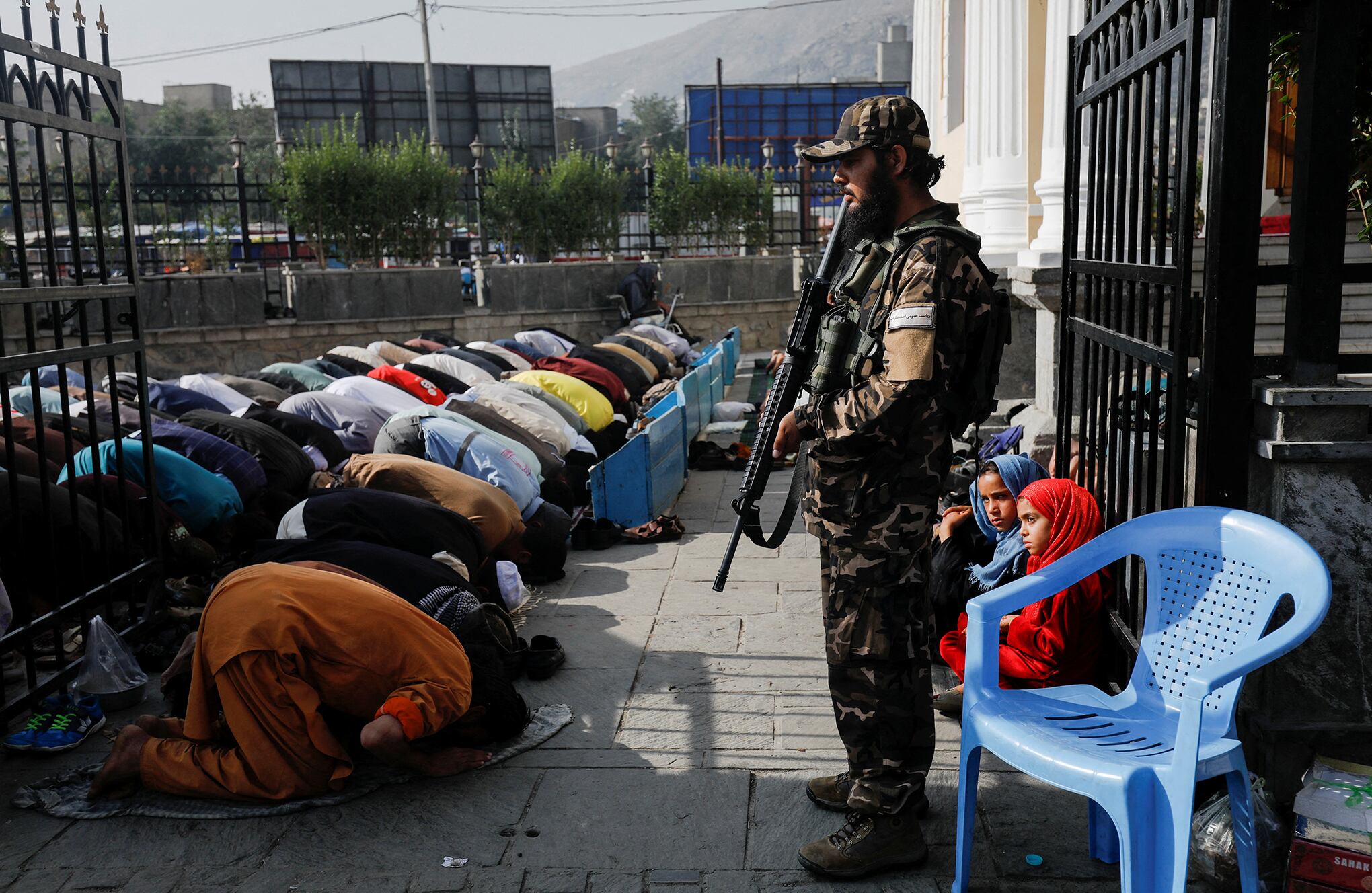 imágenes :  las calles de Kabul controlada por los talibanes