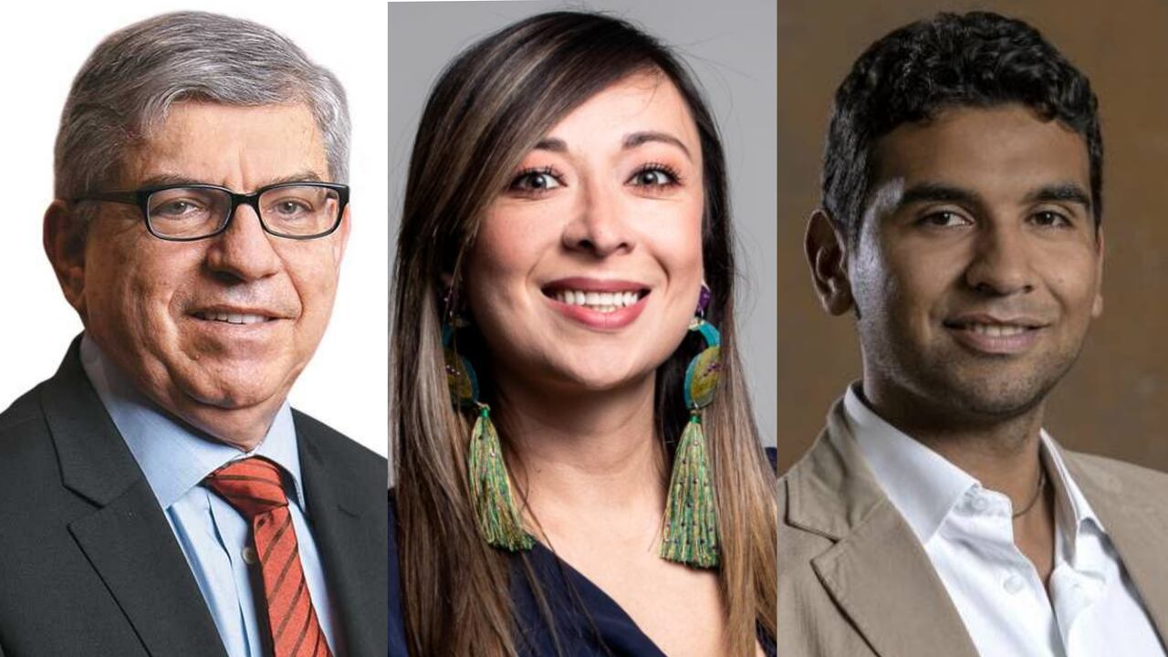 César Gaviria, Katherine Miranda y David Racero