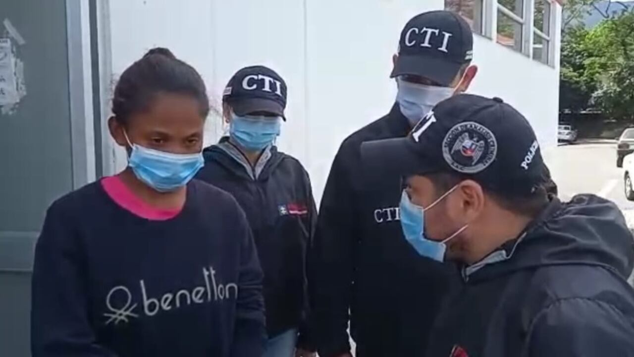 Carolina Galván capturada en Ibagué