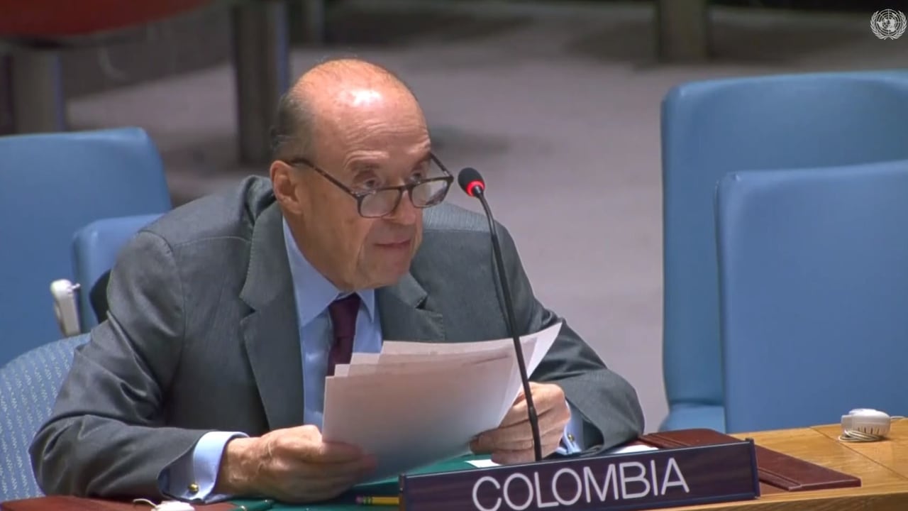 El canciller colombiano Álvaro Leyva.