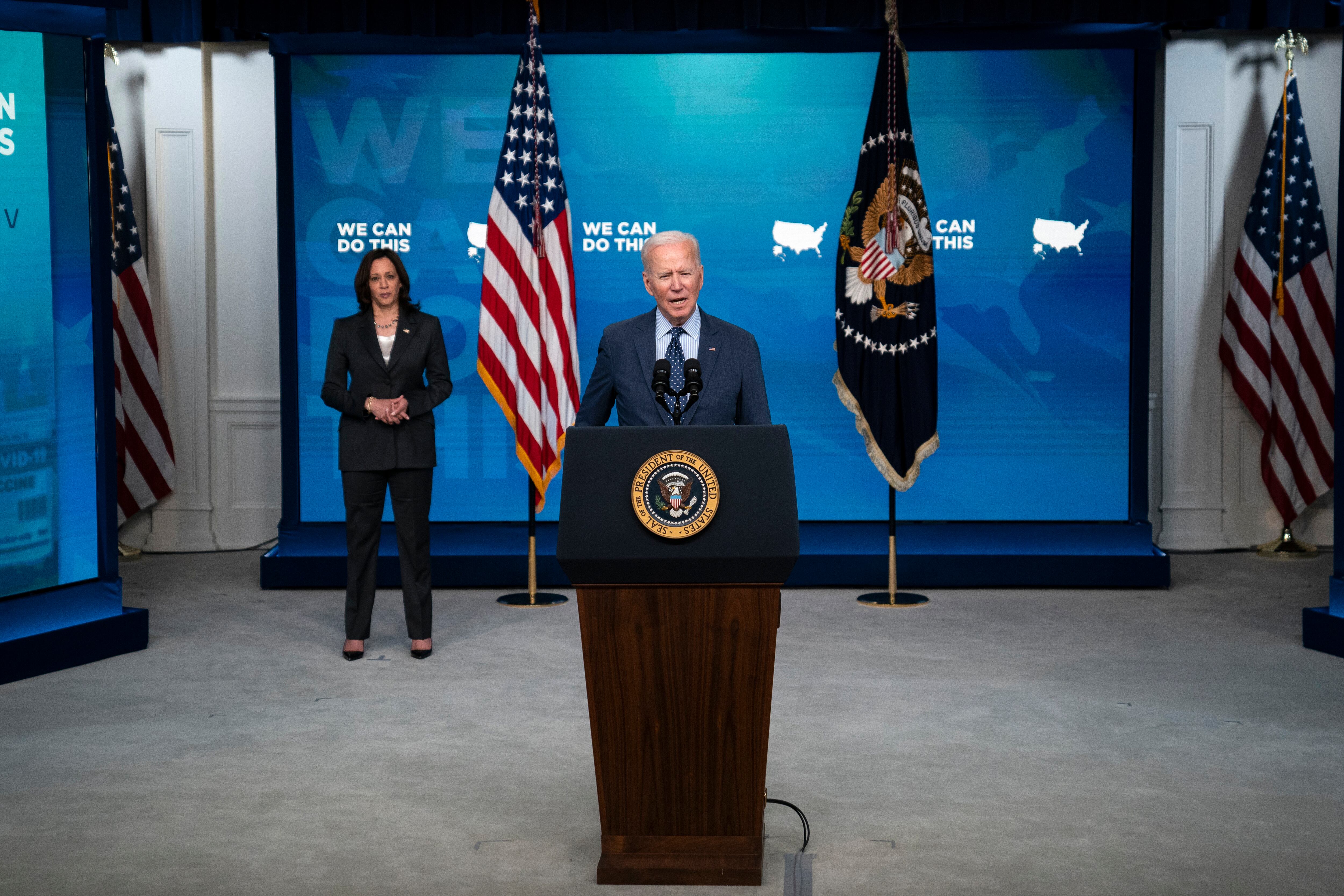 Joe Biden, Kamala Harris (AP Photo/Evan Vucci)