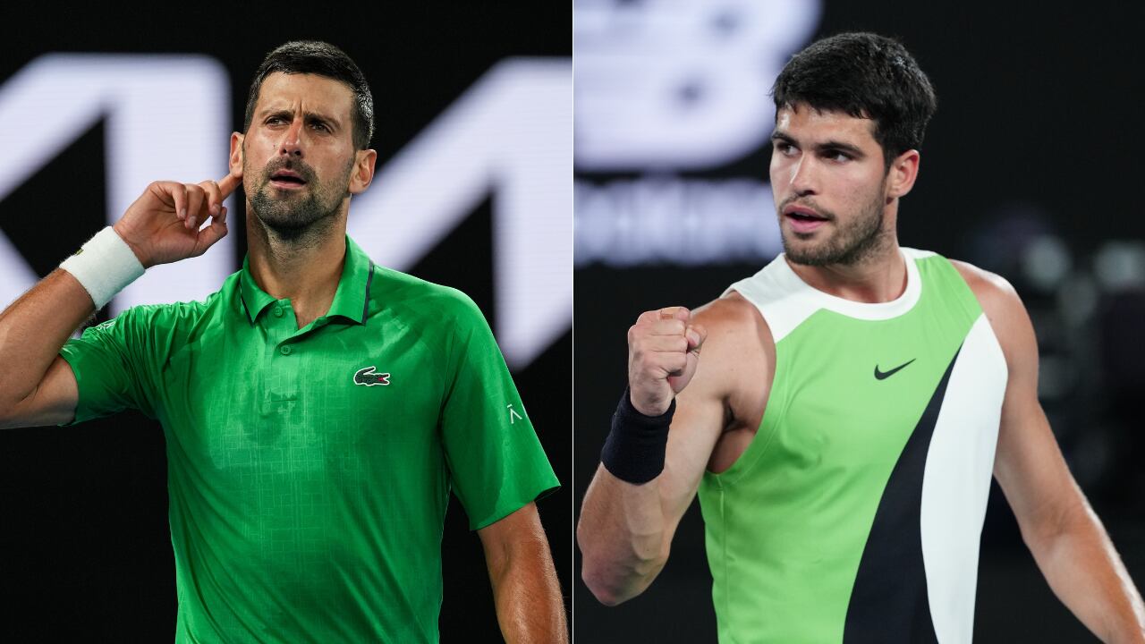 Djokovic y Alcaraz se podrían citar en la final en caso de salir bien librados de 'semis'