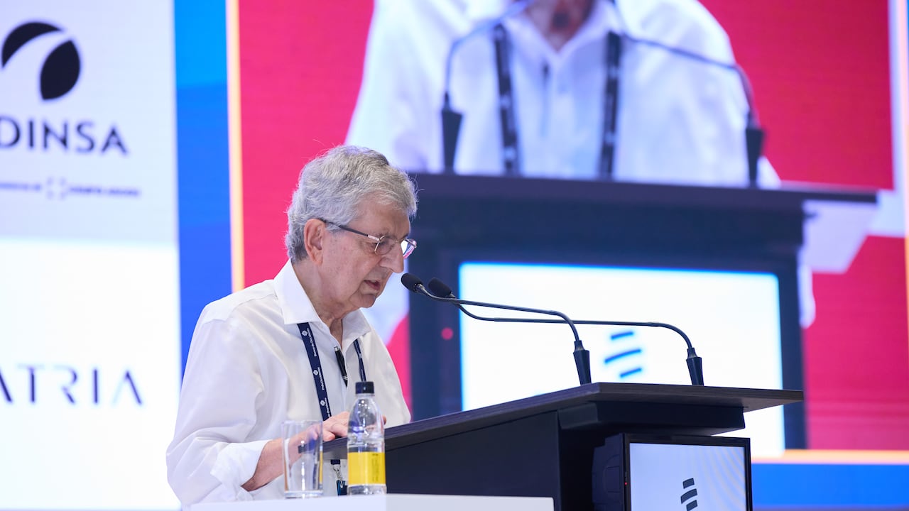 Juan Martín Caicedo Ferrerr, presidente de la Ani, en el congreso de infraestructura que se adelanta en Cartagena