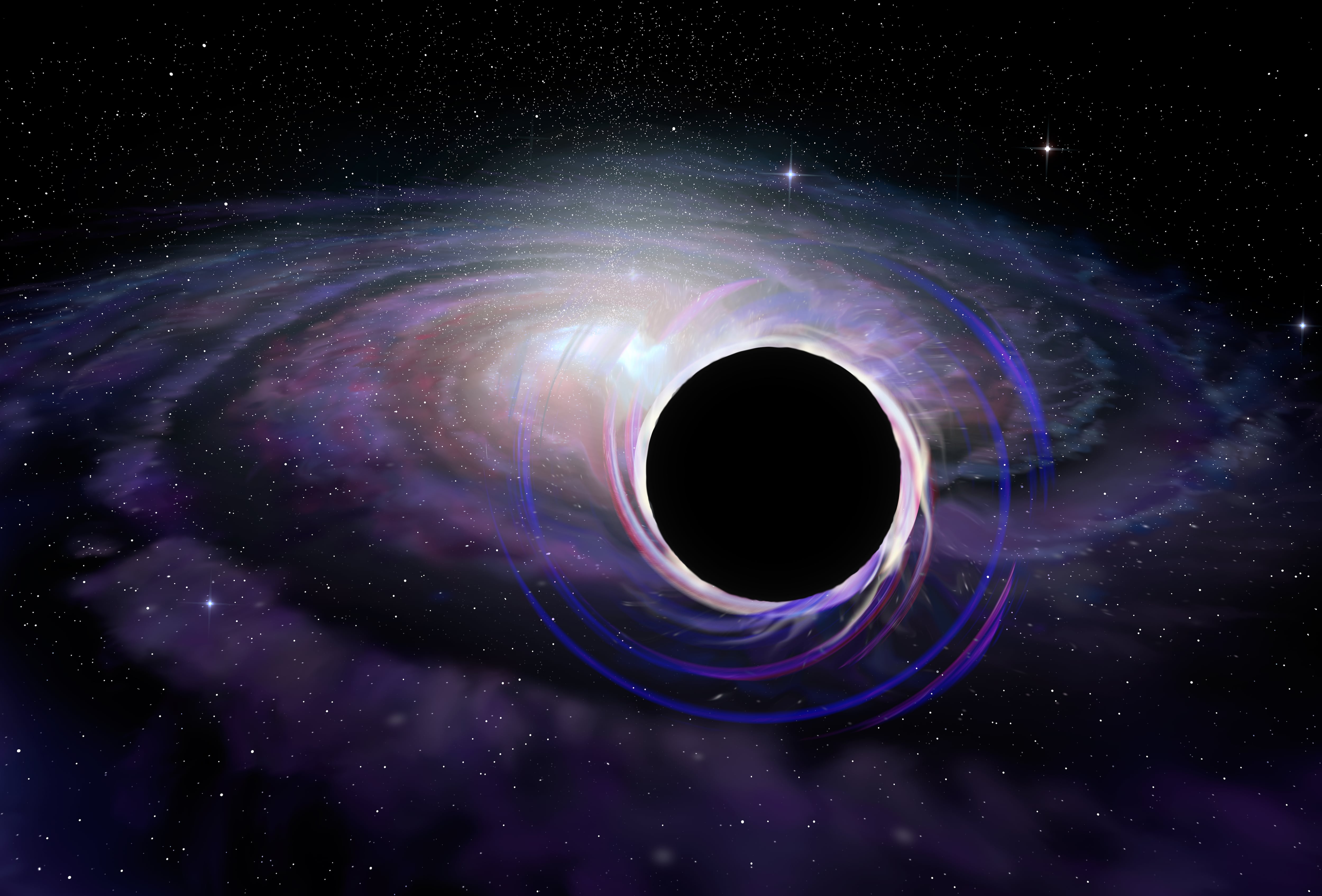 Revelan nueva visión de cómo un agujero negro supermasivo devora una estrella.