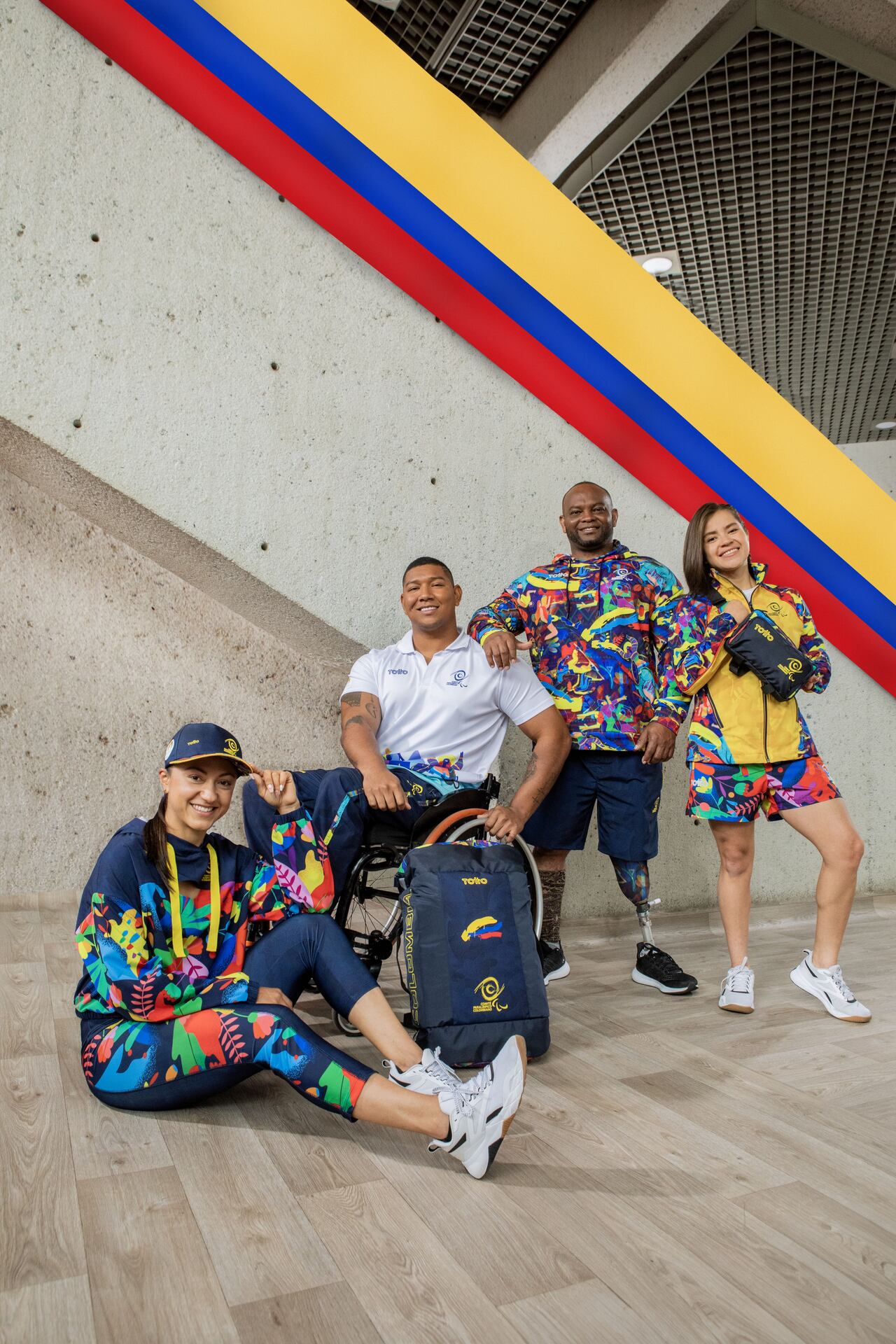 Atletas paralímpicos de Colombia