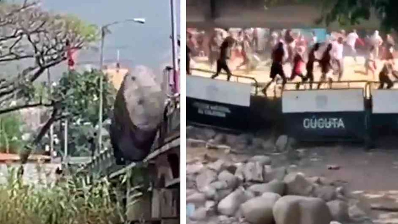 El escenario del combate es, nuevamente, el puente Internacional Simón Bolívar que conecta a Cúcuta con San Antonio de Táchira y el cual está acordonado y cerrado.