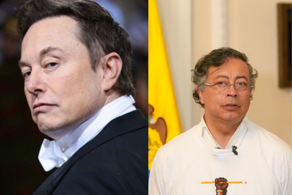 Elon Musk y Gustavo Petro