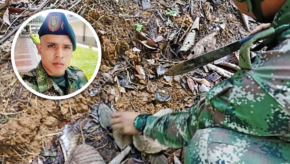  El cabo Helmuth Riaño es un héroe, murió mientras desinstalaba minas que habían dejado en zonas rurales las estructuras criminales en Antioquia.