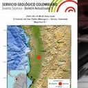 El sismo se sintió en varias del país, no se han registrado daños materiales ni lesionados.
