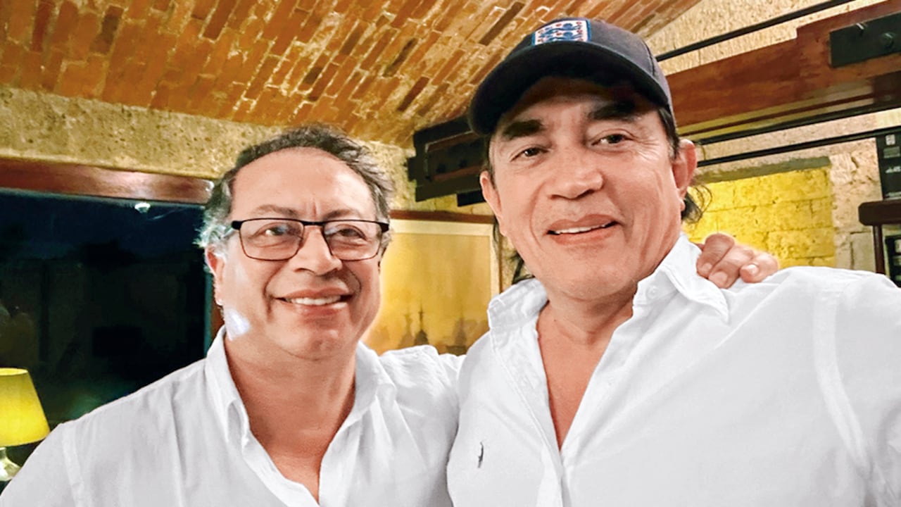 Gustavo Petro y Gustavo Bolívar.