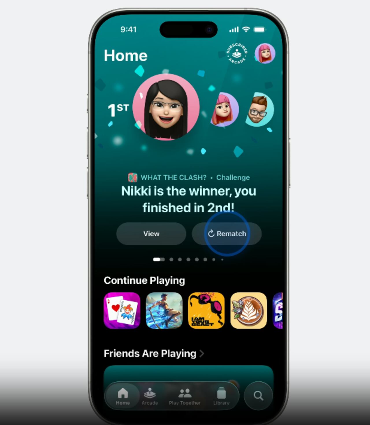 Apple apuesta por el juego colaborativo con una aplicación dedicada a experiencias compartidas.