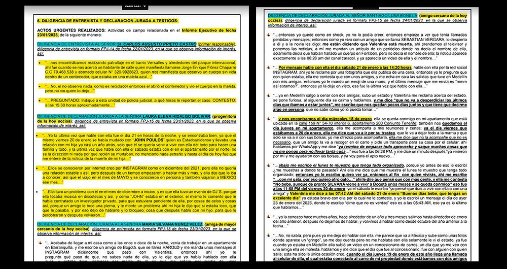    SEMANA tiene en su poder cientos de folios con declaraciones, análisis forenses, diálogos e interceptaciones digitales que le sirvieron a la Fiscalía para acusar a Poulos y llevarlo a la cárcel, desde donde tendrá que enfrentar este juicio por un caso que ha conmocionado al país.