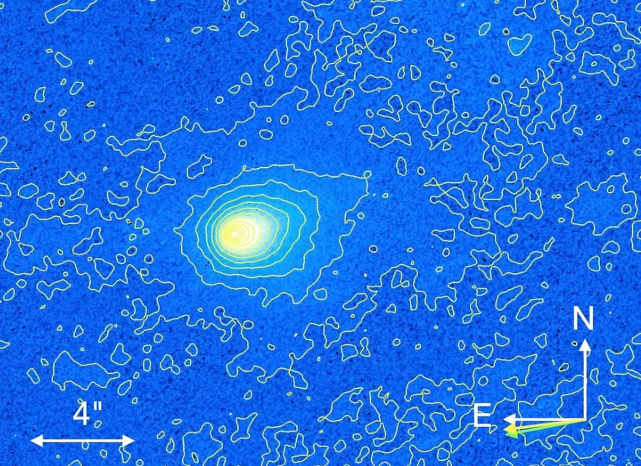 Fotografía preperihelio de 3I/ATLAS tomada por el Telescopio Espacial Hubble