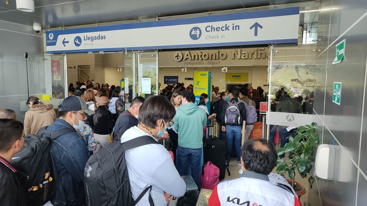 Panorama en el aeropuerto de Nariño.