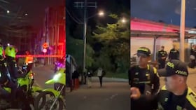 Esta es la zona en la que se registró todo el ataque.