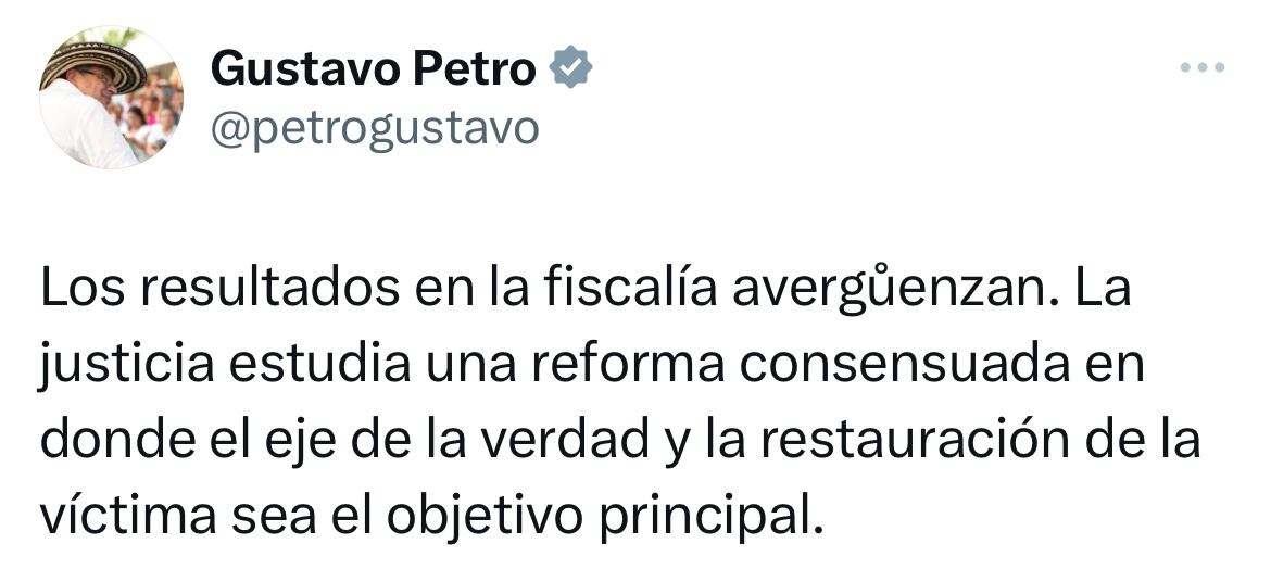 Trino presidente Gustavo Petro