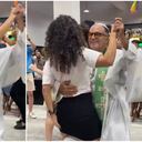 supuesto sacerdote baila con una mujer muy pegados, causa revuelo en redes