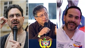 Iván Cepeda, Gustavo Petro y Abelardo de la Espriella.