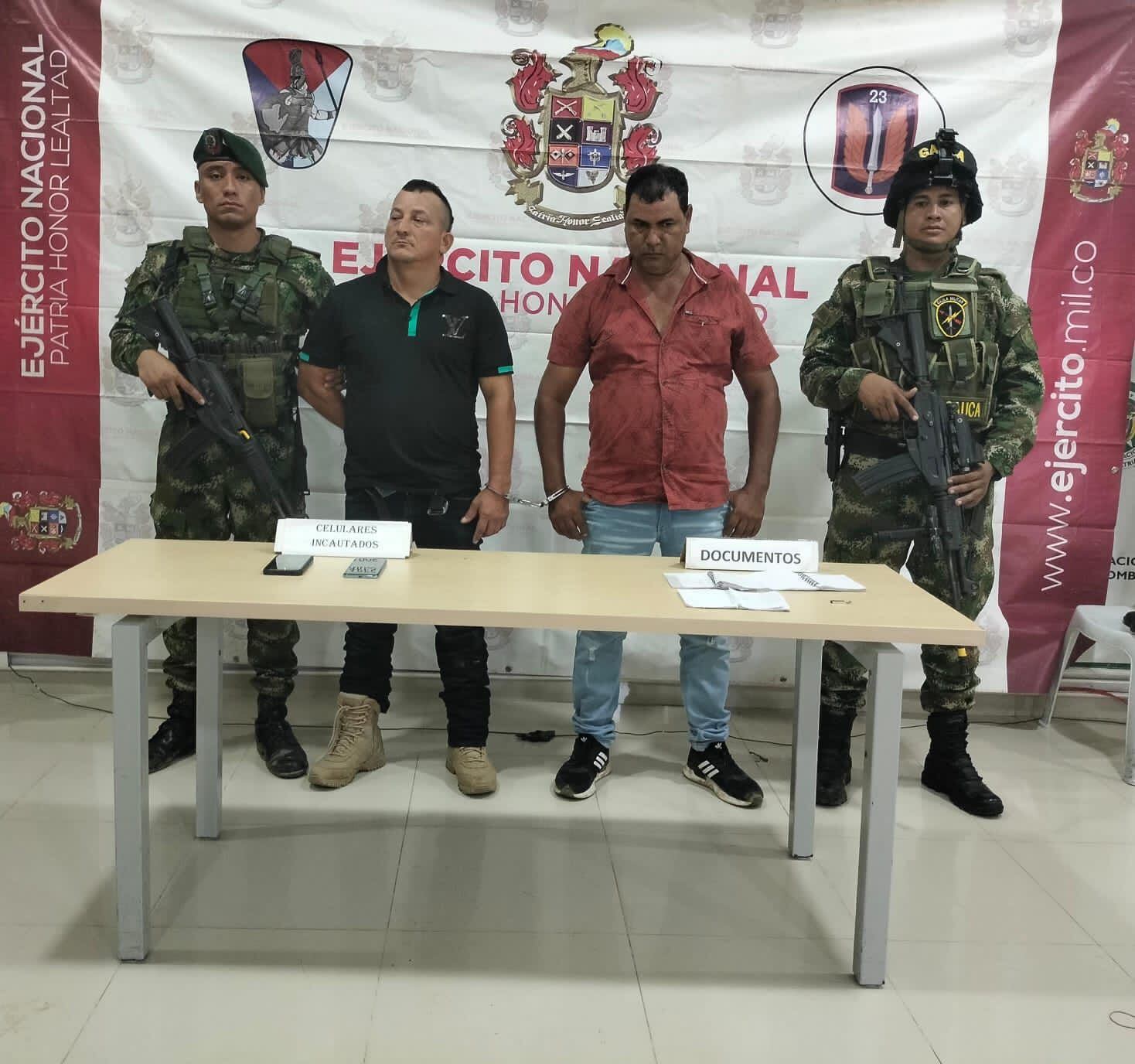 Capturados presuntos cabecillas del Clan del Golfo en Córdoba