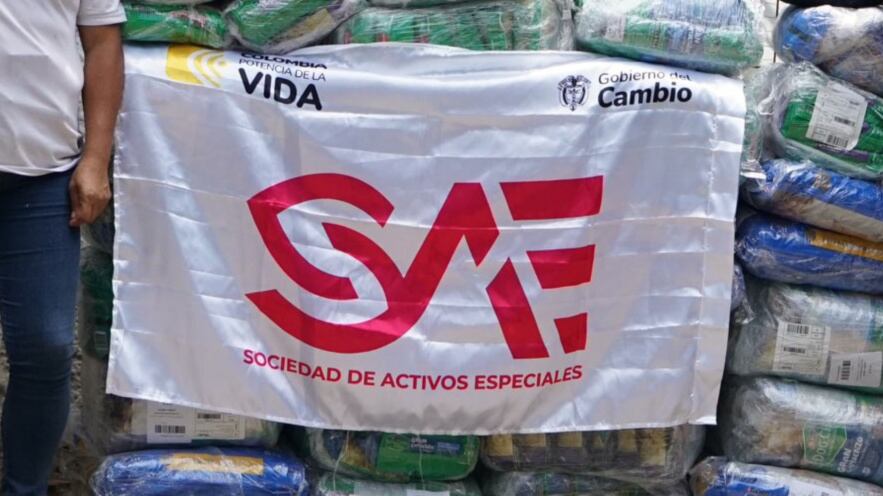 Foto de referencia. Logo de la Sociedad de Activos Especiales.
