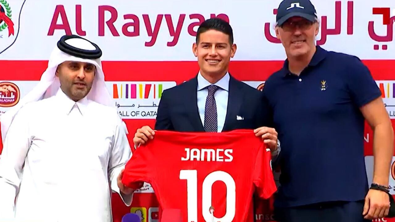 James Rodríguez, nuevo jugador del Al-Rayyan.