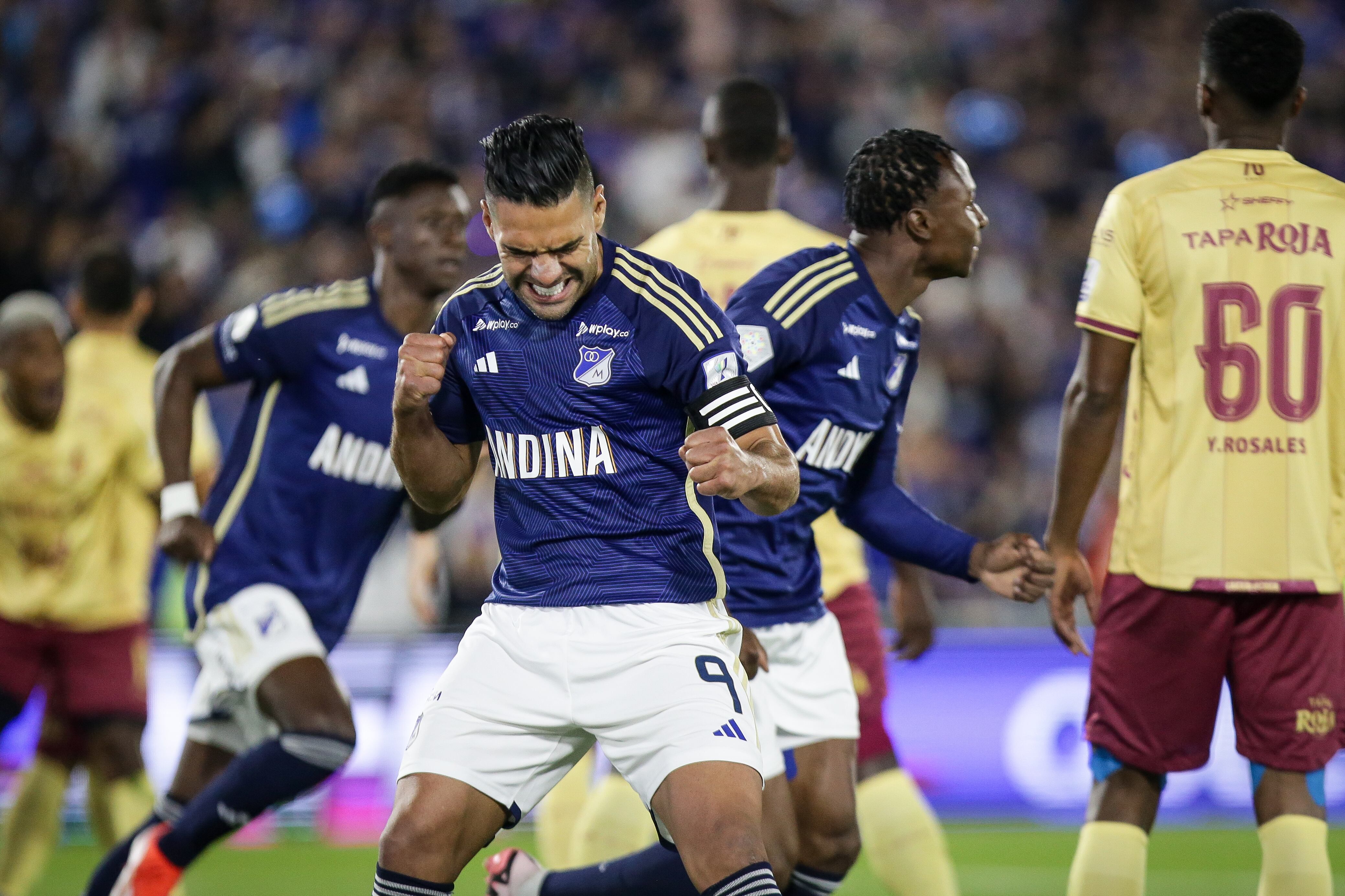 Bogotá. Agosto 2 de 2024. Millonarios enfrenta a Deportes Tolima, por encuentro válido de la Liga BetPlay II 2024 de la fecha 4, en el estadio Nemesio Camacho el Campin. (Colprensa - Catalina Olaya )