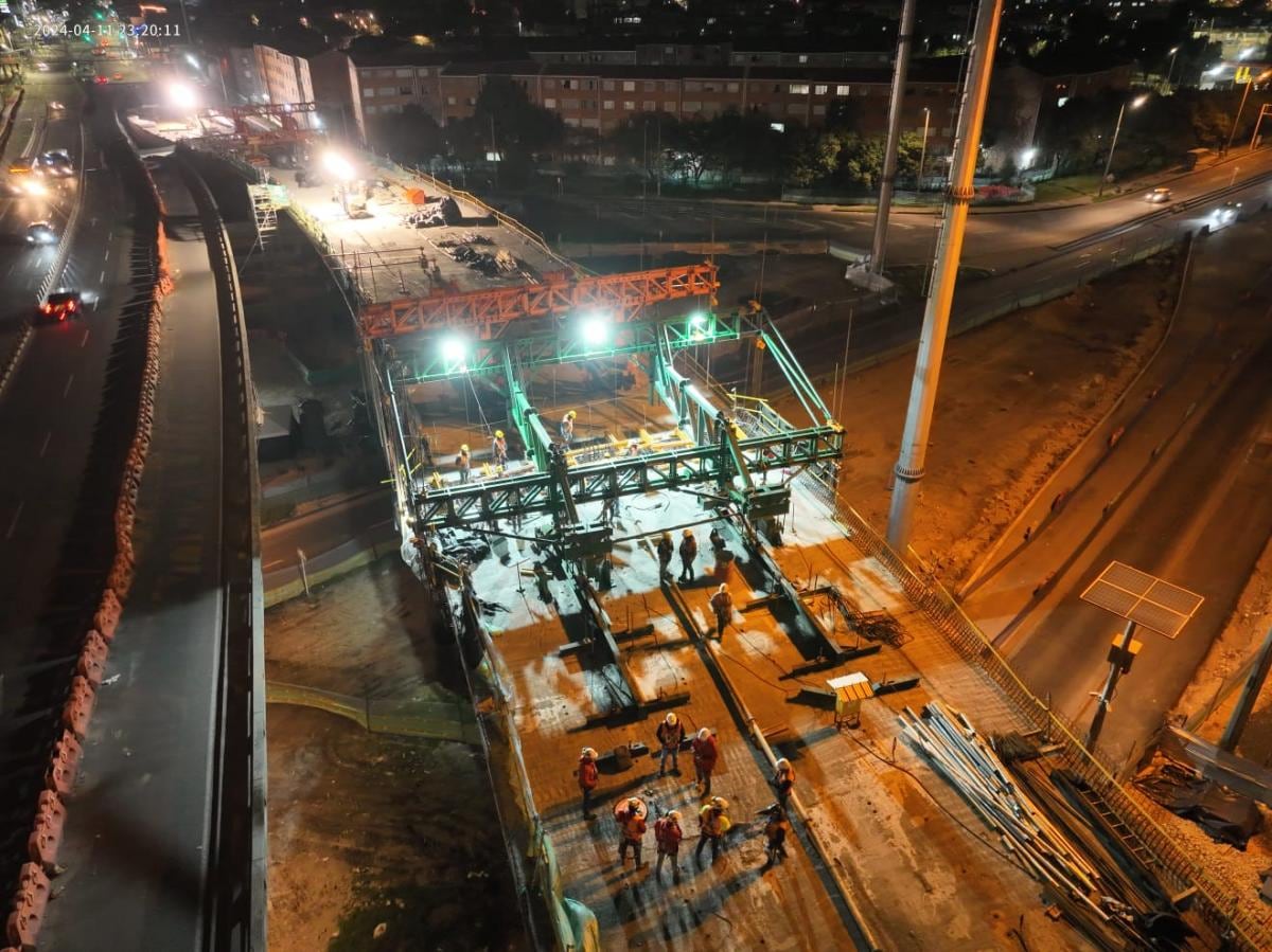 Puente Avenida Primera de Mayo con Carrera 68