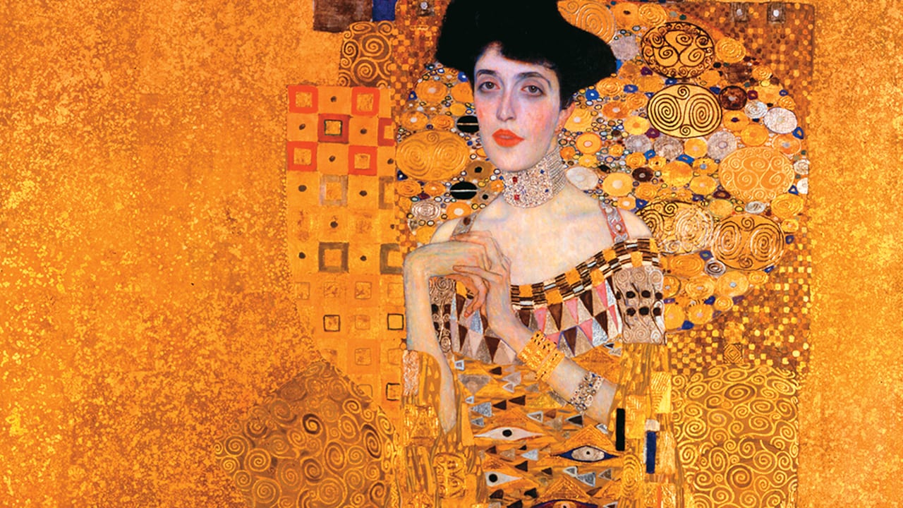 ‘Retrato de Adele Bloch-Bauer I’ de Gustav Klimt.
