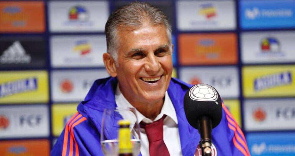 Carlos Queiroz solo dirigió 8 partidos oficiales