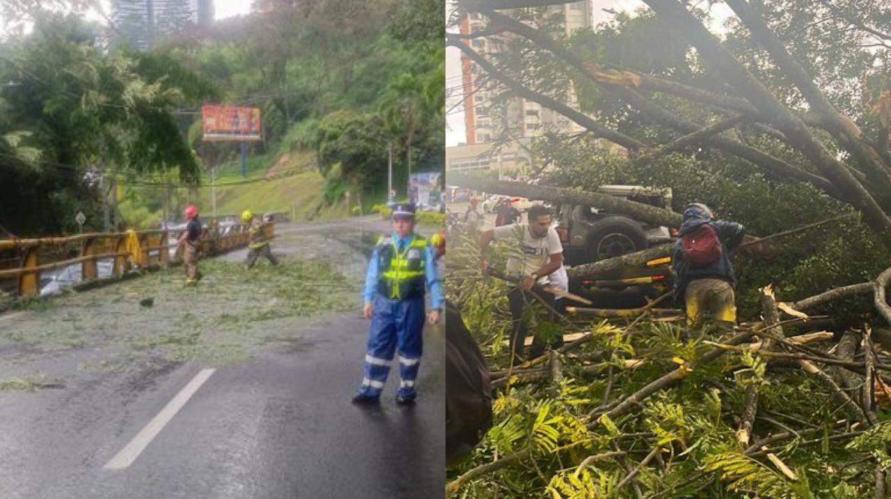 Fuertes tormentas eléctricas se desataron, dejando a su paso no solo lluvias torrenciales, sino también múltiples descargas eléctricas.