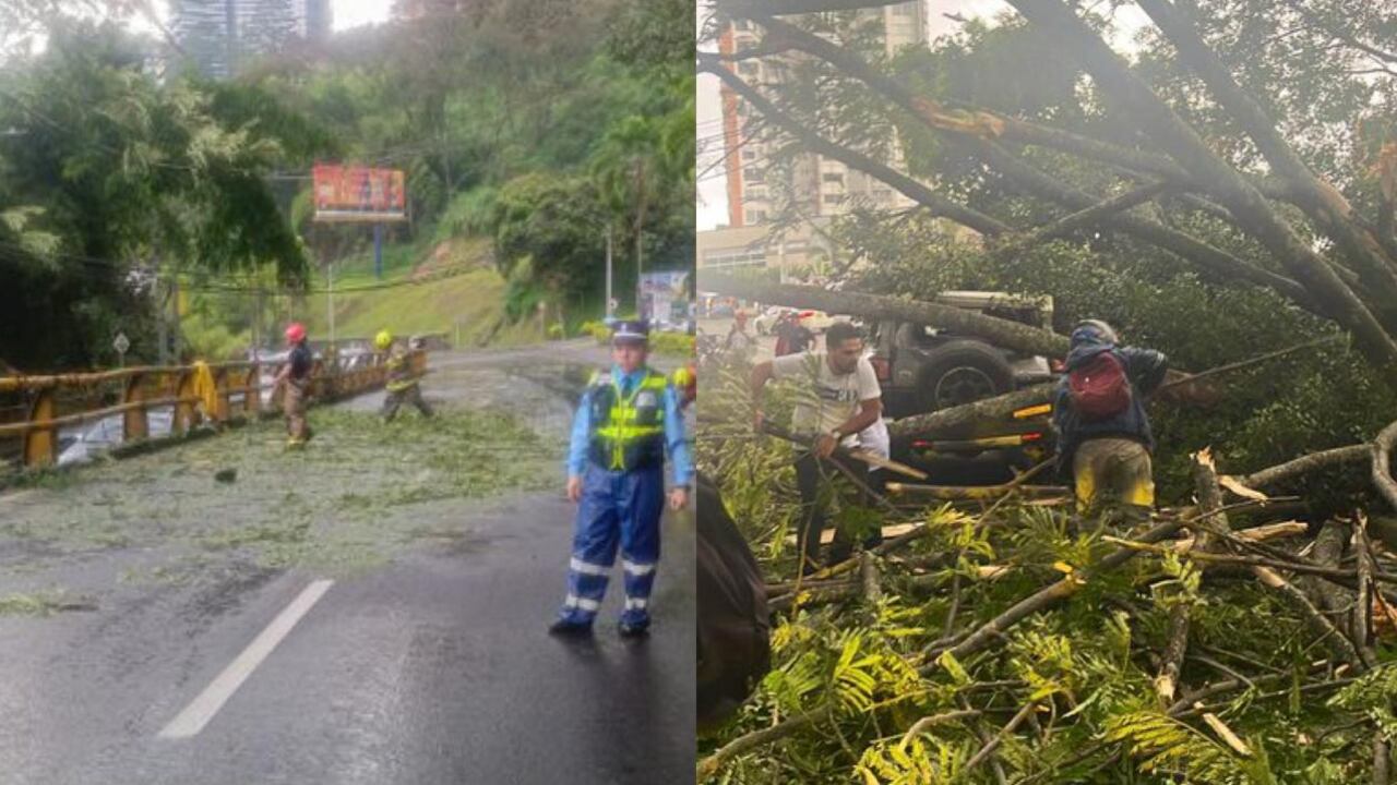 Fuertes tormentas eléctricas se desataron, dejando a su paso no solo lluvias torrenciales, sino también múltiples descargas eléctricas.