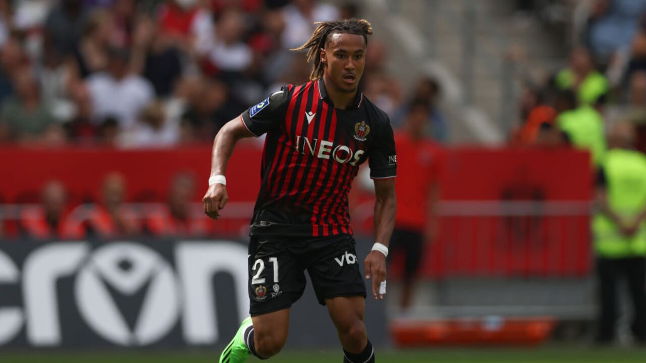 Alexis Beka Beka, jugador francés del OGC Niza.