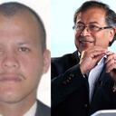 Alias Siopas, el candidato Gustavo Petro, y alias Otoniel