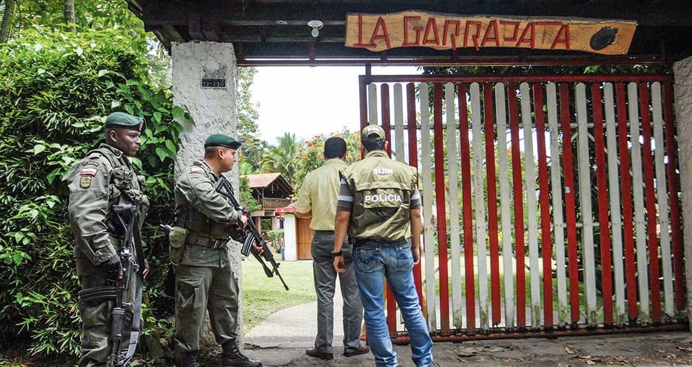 La Policía llegó hasta el inmueble.