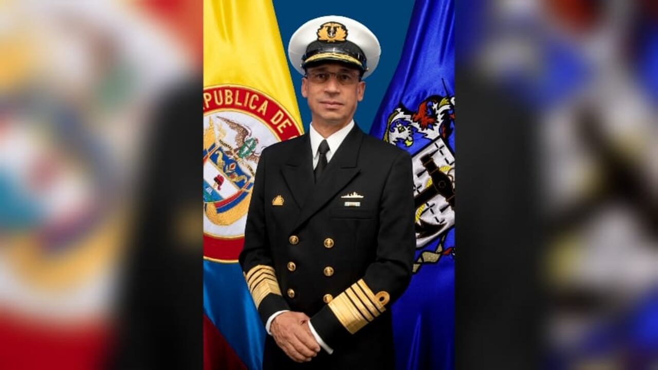 Comandante de la Armada, almirante Gabriel Pérez.