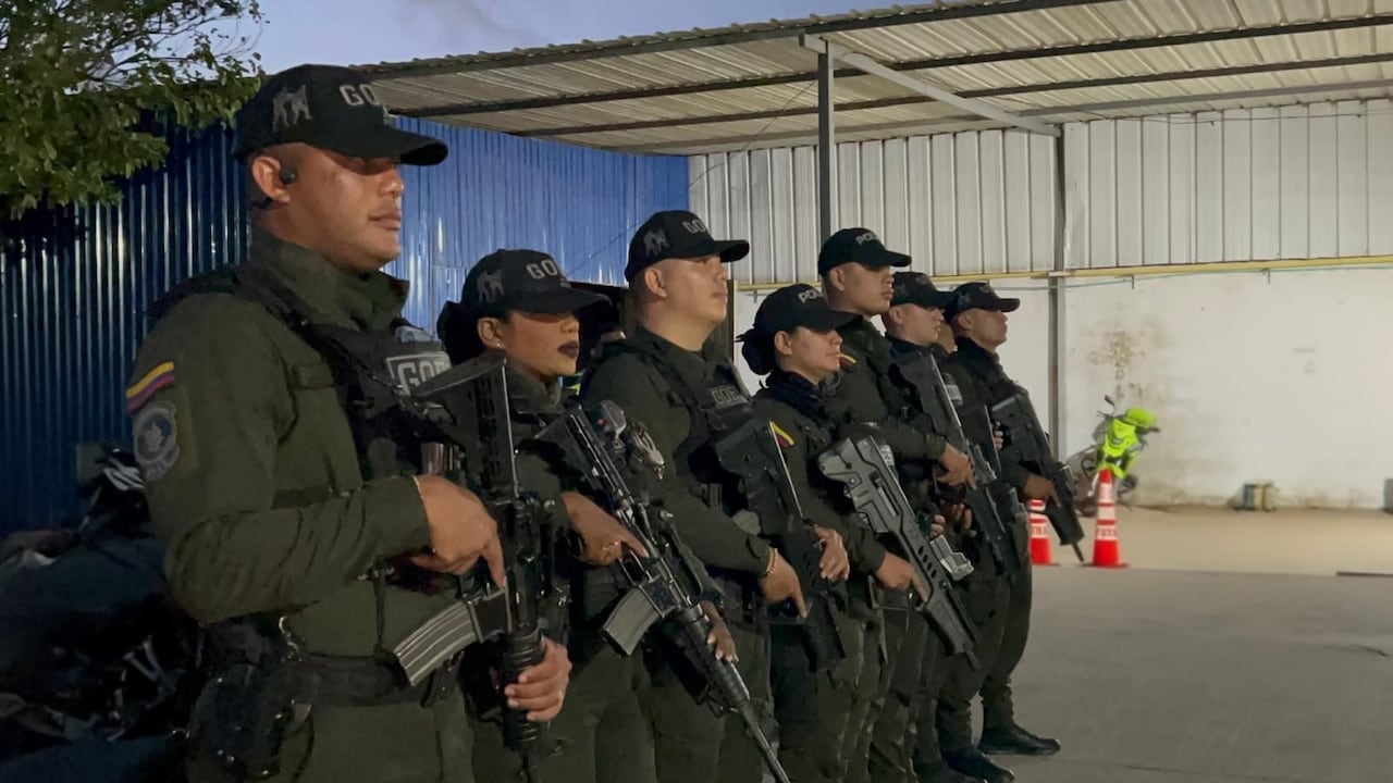Operativos de la Policía de Barranquilla.