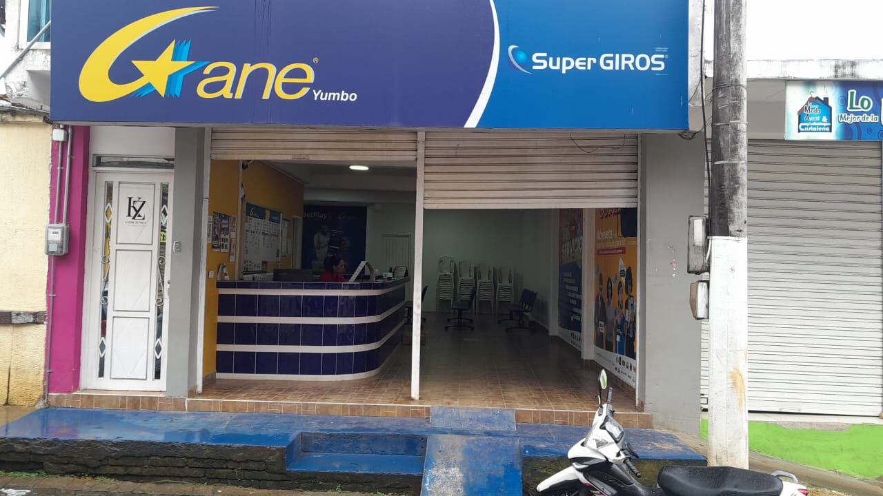 El lugar en el cual se vendió el MiLoto, en el municipio de La Cumbre, Valle del Cauca