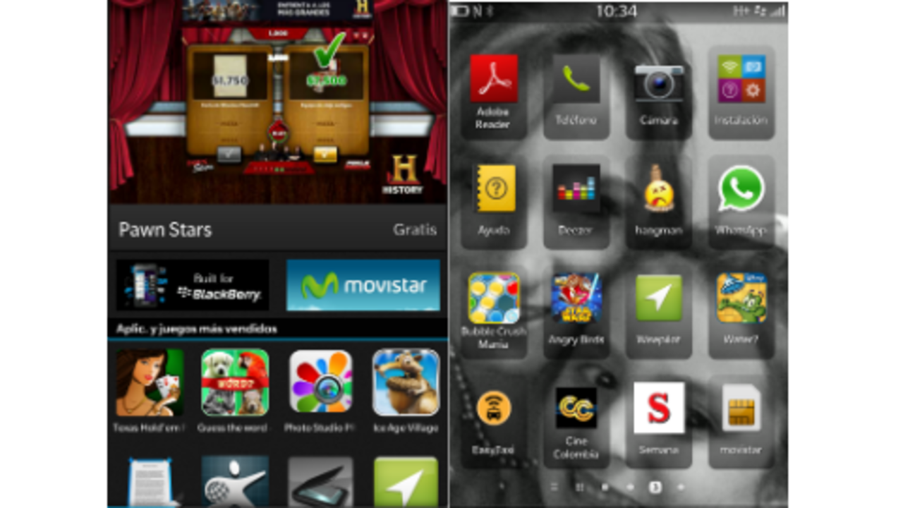 Tienda de aplicaciones de BlacBerry Z10