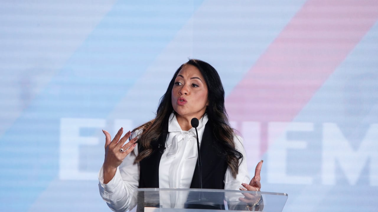 Debate Candidatos Vicepresidencia Marelen Castillo