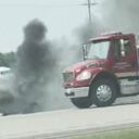Accidente en Canberry, Manitoba, en Canadá. Foto: Twitter @DramebaazDebby.
