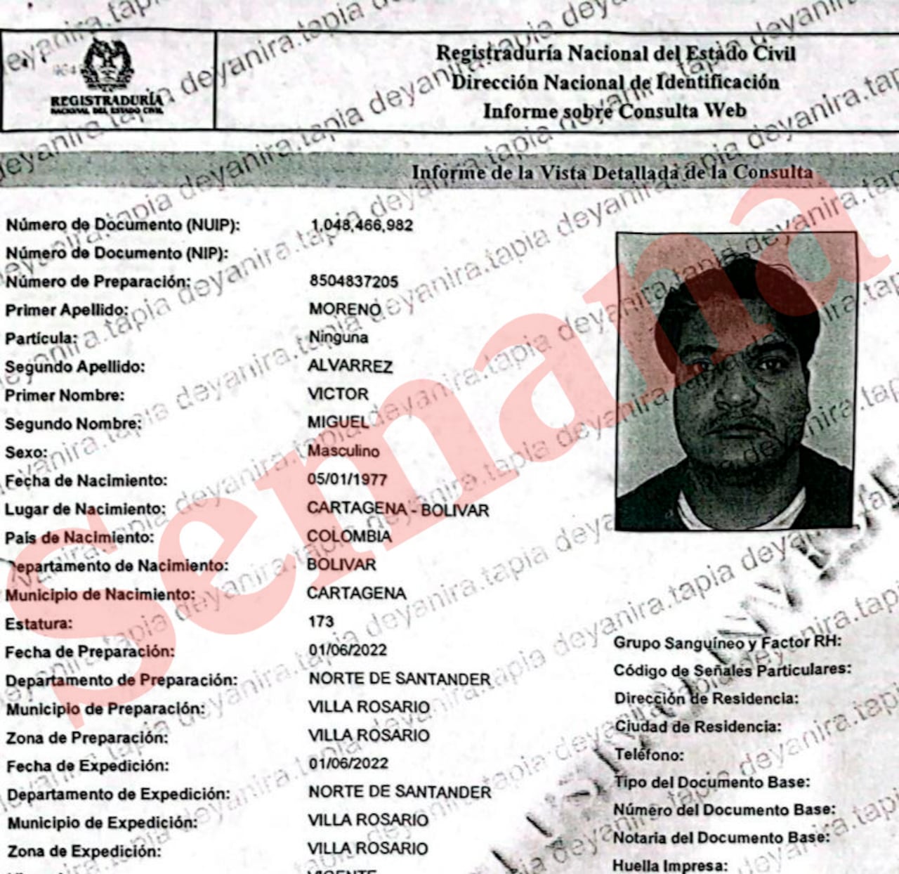 La identidad con la que se movía Larry Changa, cofundador del Tren de Aragua en Colombia